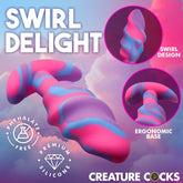 Unicorn Swirl Medium Silicone Butt Plug Butt Plugs